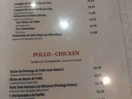 Islas Canarias menu