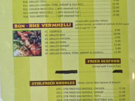 Viet Orleans Bistro menu