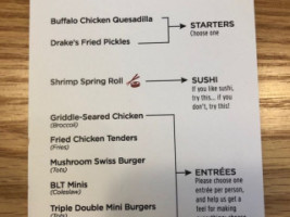 Drake's Nicholasville menu