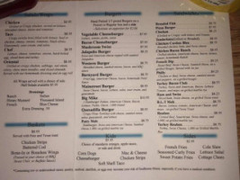 Mainstreet Bar Grill menu