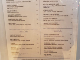 Dolce Mare Ocean Resort Casino Atlantic City menu