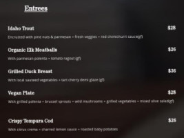 TUNDRA menu