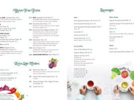 Sunflower Vegetarian menu