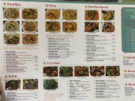 Real Thai Food menu