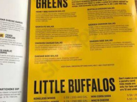 Buffalo Wild Wings Lloyd District menu