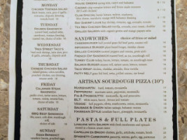 The Club menu