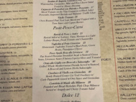 Luna Rossa menu