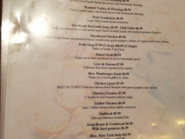 Mary B's Diner menu