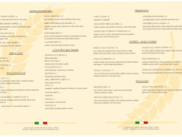 The Twenties Italian Bistro menu