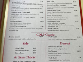 Cafe De La Presse menu