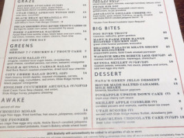 Salt Stone menu