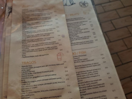 Amor Cubano menu