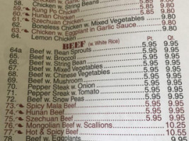 Gino's Pizza Spaghetti House menu