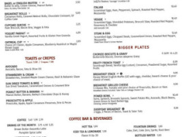 Curate Kitchen, Inc menu