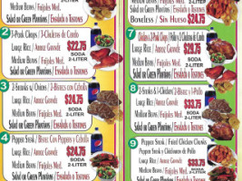 Delicioso menu