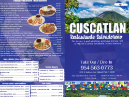 Cuscatlan menu