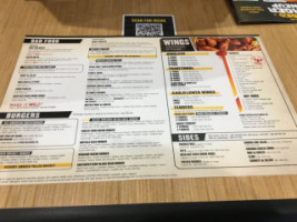 Buffalo Wild Wings menu