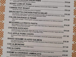 Nevada Diner menu