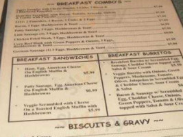 Steve's Breakfast More menu