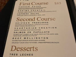 Lonnies Reno Club menu