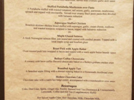 Jean Bonnet Tabern menu