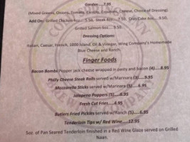 Cold Springs Inn Brewing Company menu