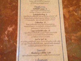 Burntwood Tavern menu