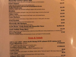 La Bettola Italiano menu