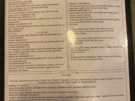 Wilder Wood Restaurant And Bar menu