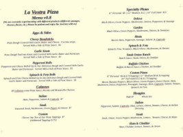 Supreme Pizza menu