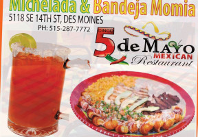 5 De Mayo Mexican food