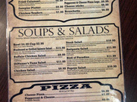 Rizz's menu