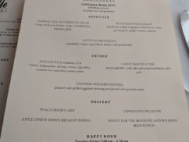 Gabrielle New Orleans menu