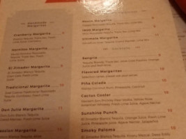 Coyote Flaco Mansfield menu