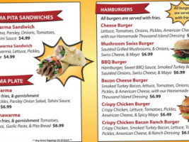 Onestop Shawarma Grill menu