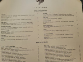 Il Venetian menu