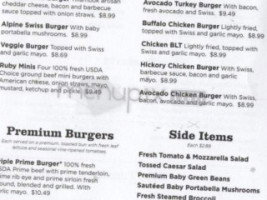 Ruby Tuesday menu