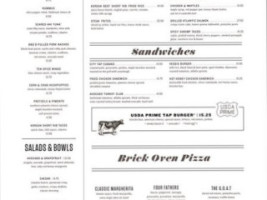 City Tap House-nashville menu