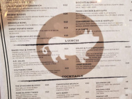 Northern Bell menu