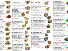 7 Seven Thai menu