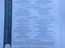 Hunters' Tavern At The Tidewater Inn menu