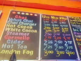 Coffee Crossing menu