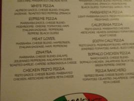 Brickhouse Pizzeria menu