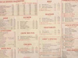 Food King Chinese Kitchen menu