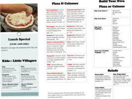 The Village Pub, Pizza Spirits food