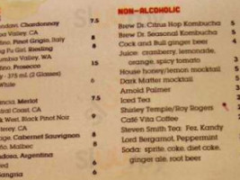 Ecliptic Brewing menu