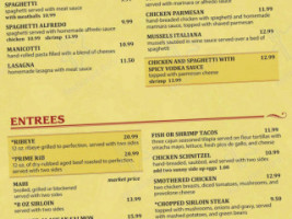 Roma Pizza menu