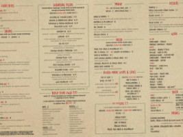 Sauce Pizza Wine menu