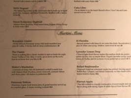 Neah Kah Nie Bistro menu