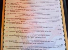 Nuevo Leon menu